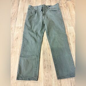 7 Diamonds Clifton Men’s Gray Chino Pants Straight Leg Cotton Twill‎ Size 33x32